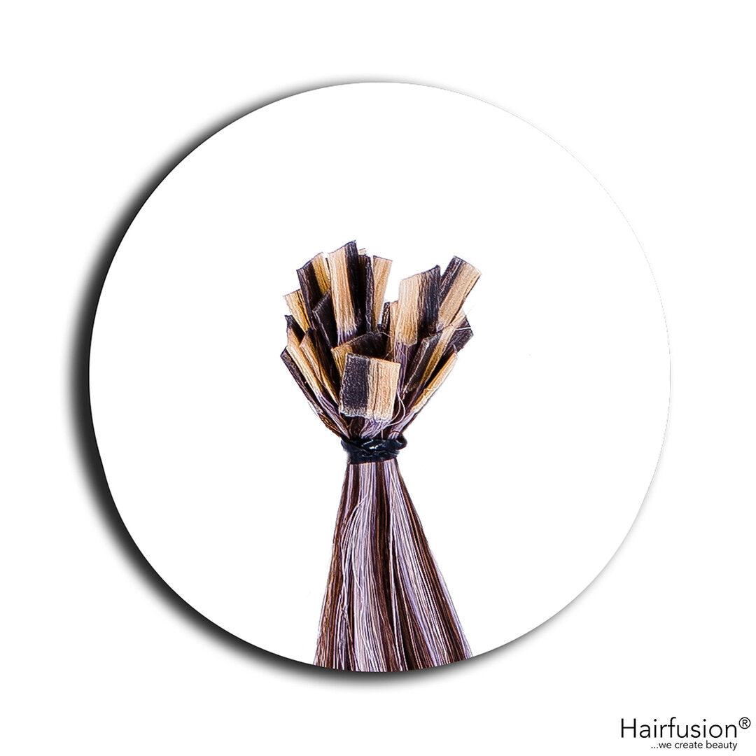 Outlet Nr. 13 – 25 Bonding Extensions – Farbe gesträhnt 4/61 – 30 cm – glatt
