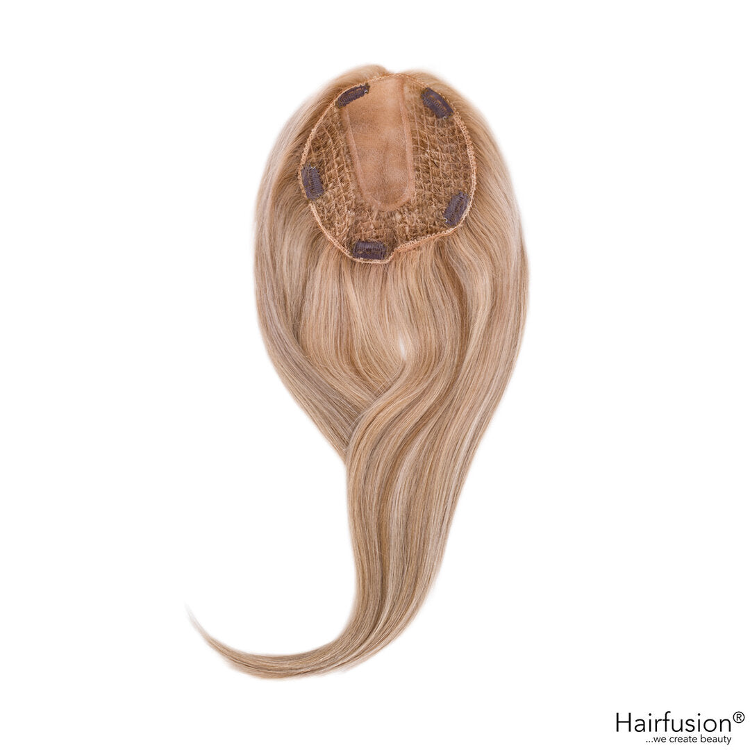Outlet Nr. 145 – Oberkopf-Netzhaarteil zum Einclippen – Farbe 10 „Pittsburgh Blond“