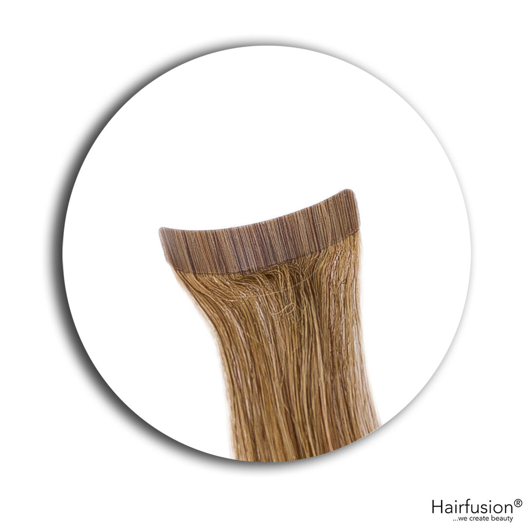 Outlet Nr. 22 – 10 Tape Extensions – Farbe 8 – 45–50 cm – glatt