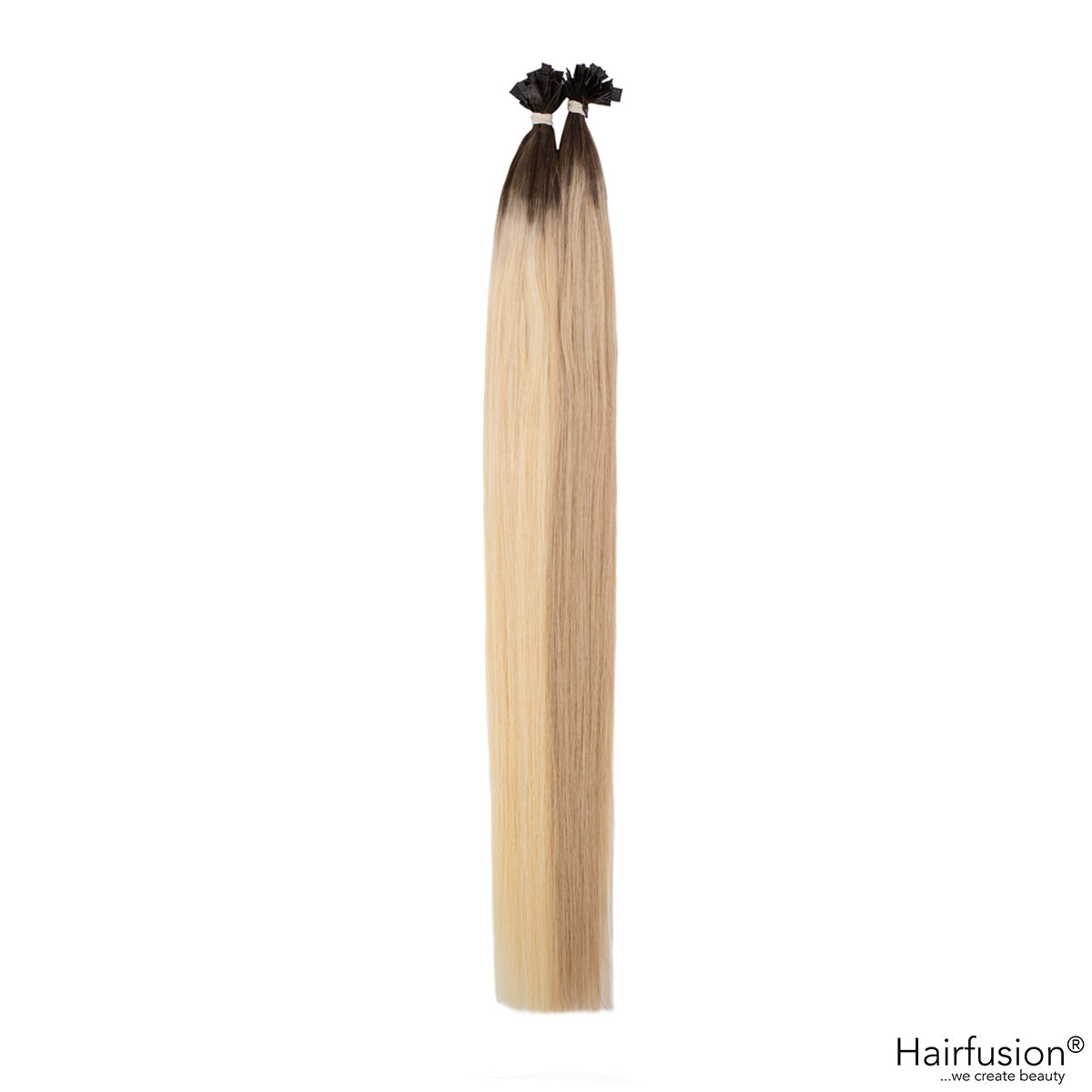 Outlet Nr. 228 – SET 50 Bonding Extensions – Farbe Root 2 auf 60 & 2 auf 10 – 50 cm – glatt