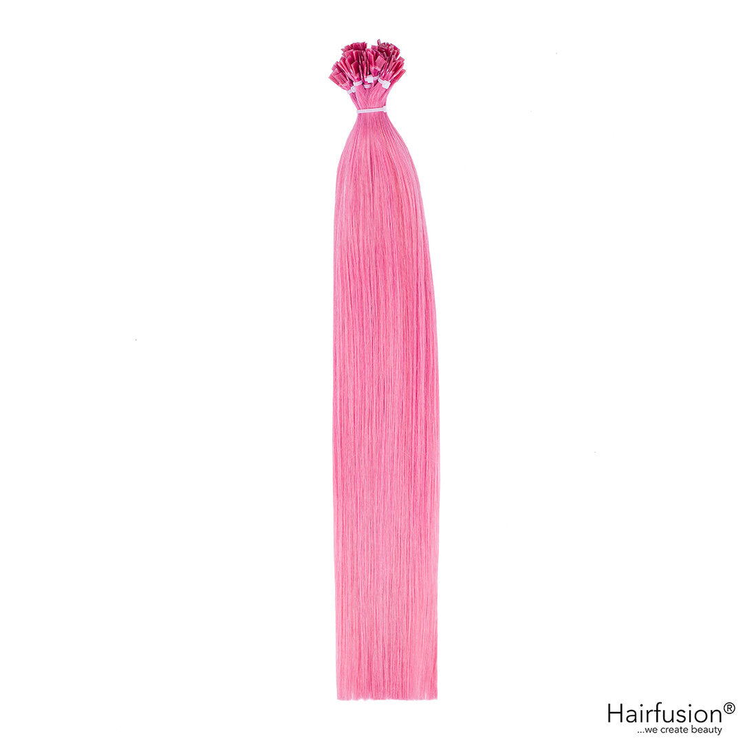 Bunte Bonding Extensions - 10 Stück (Flachbonding) Color Crush Collection Echthaar 50 cm