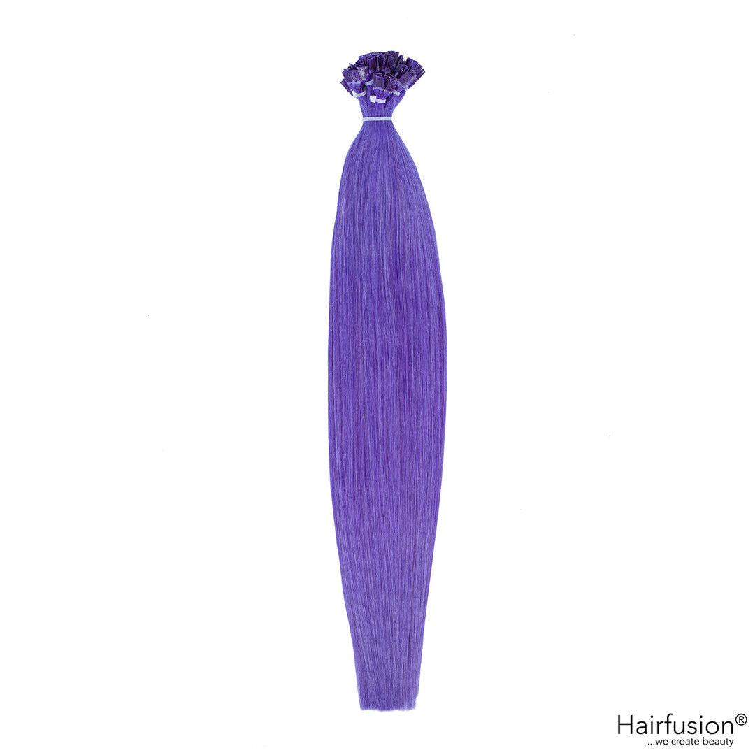 Bunte Bonding Extensions - 10 Stück (Flachbonding) Color Crush Collection Echthaar 50 cm