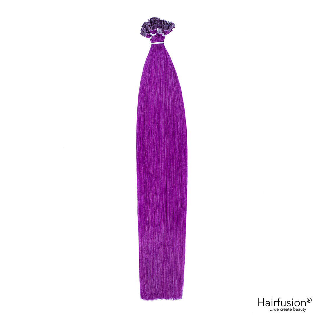 Bunte Bonding Extensions - 10 Stück (Flachbonding) Color Crush Collection Echthaar 50 cm