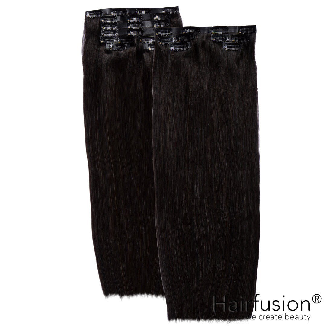 Clip-In Extensions XXL-Volumen SET Haarverlängerung - 184 g - 13 Teile - 50 cm