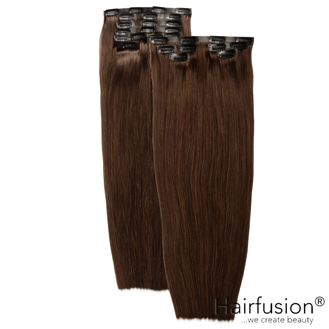 Clip-In Extensions XXL-Volumen SET Haarverlängerung - 204 g - 13 Teile - 65 cm