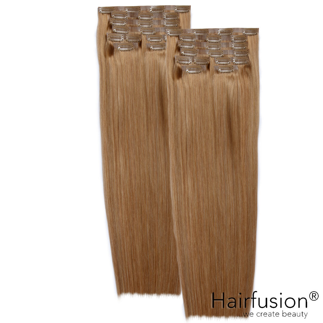Clip-In Extensions XXXL-Volumen SET Haarverlängerung - 260 g - 16 Teile - 50 cm