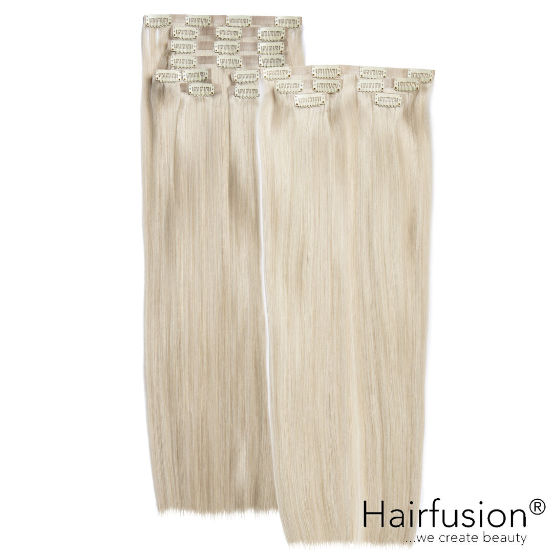 Clip-In Extensions XXL-Volumen SET Haarverlängerung - 184 g - 13 Teile - 50 cm