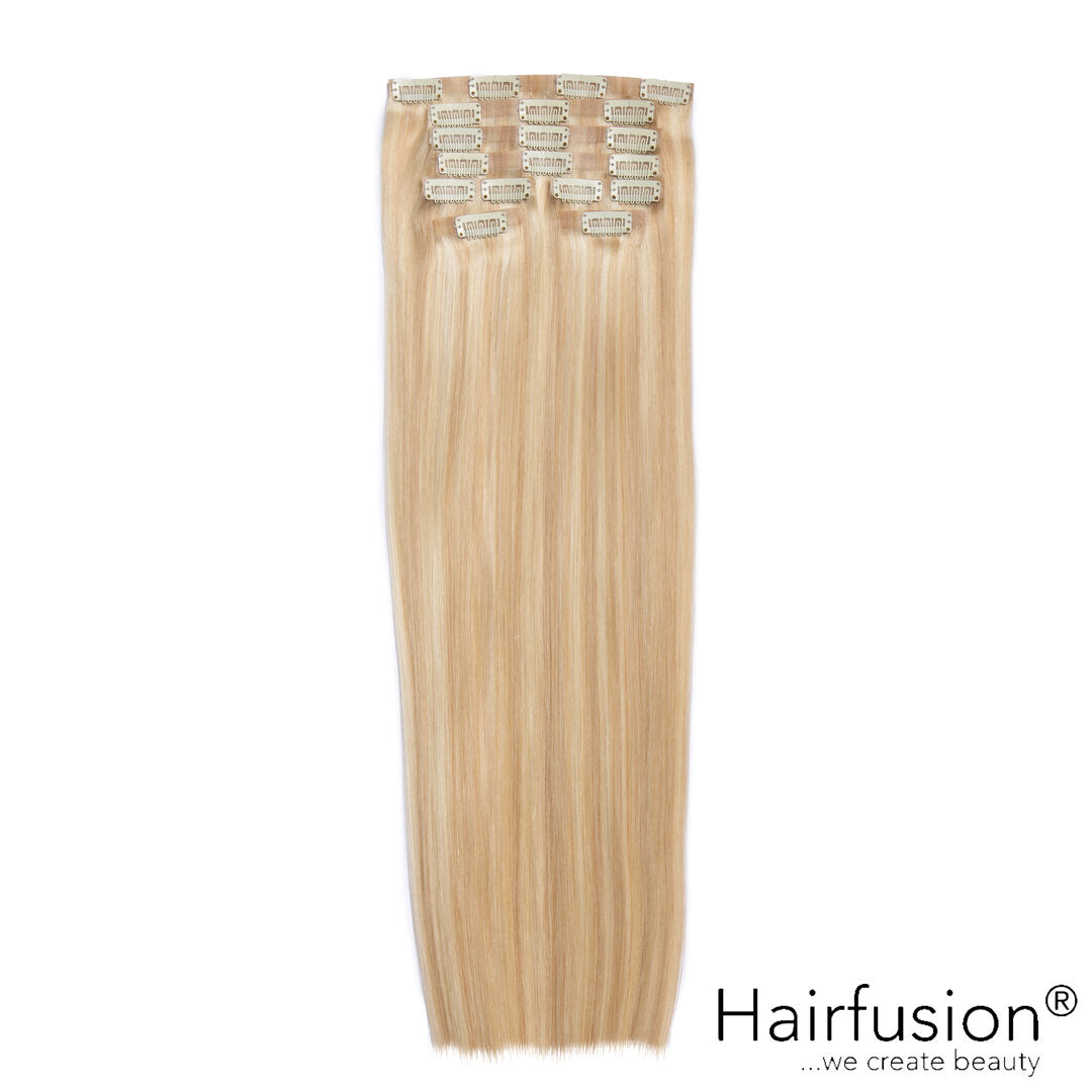 Clip-In Extensions XL-Volumen SET Haarverlängerung - 130 g - 8 Teile - 50 cm