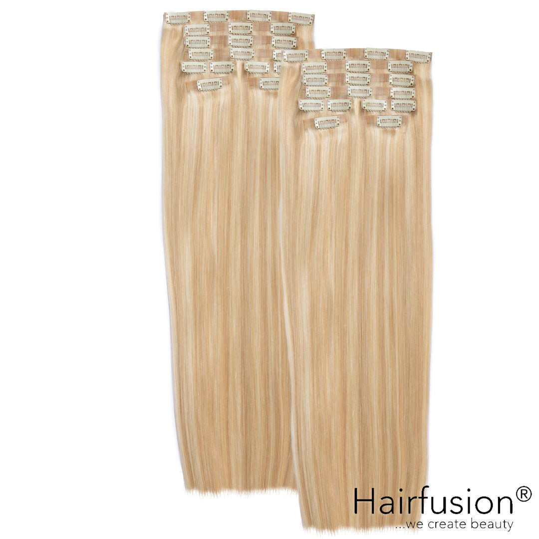 Clip-In Extensions XXXL-Volumen SET Haarverlängerung - 300 g - 16 Teile - 65 cm