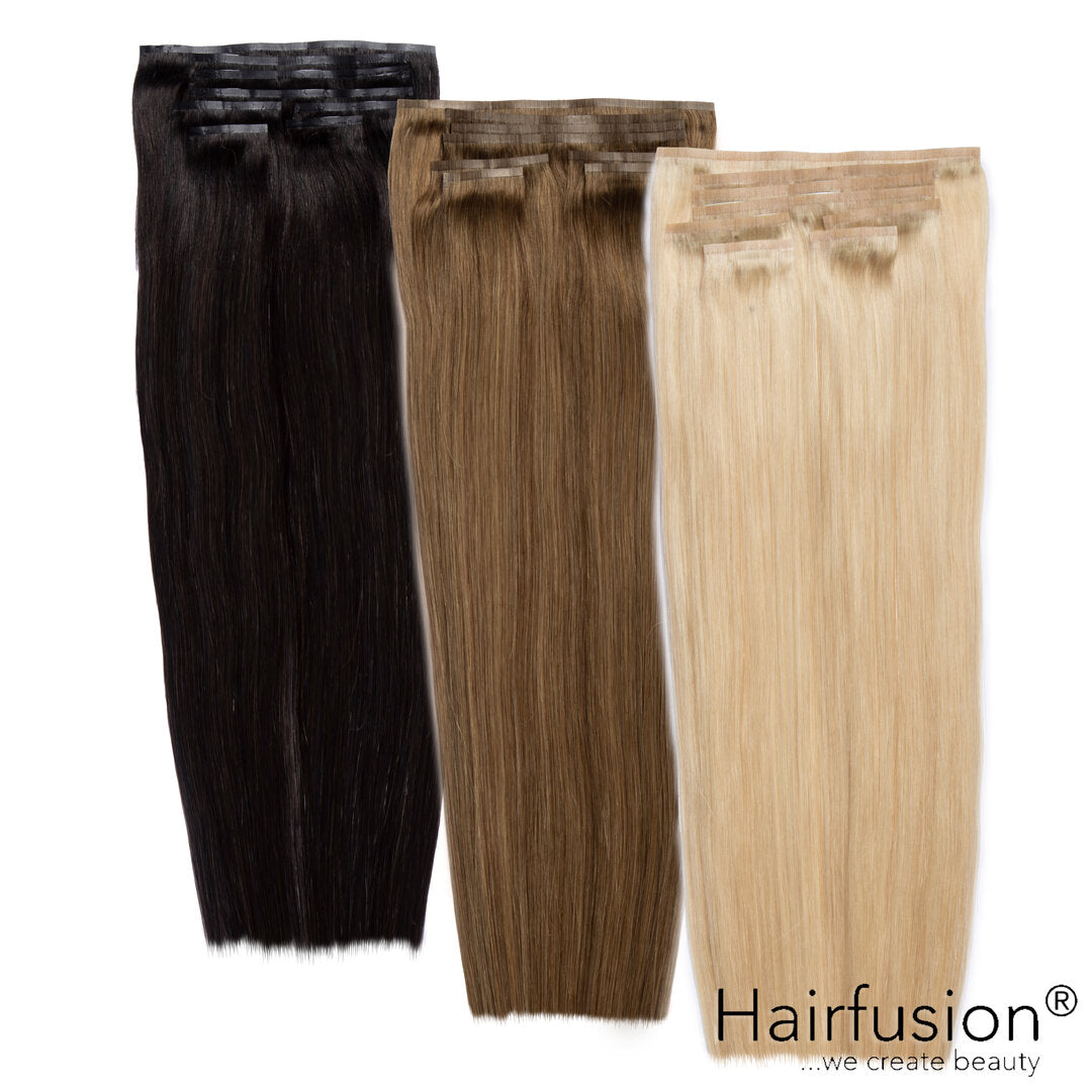 Clip-In Extensions XL-Volumen SET Haarverlängerung - 150 g - 8 Teile - 65 cm