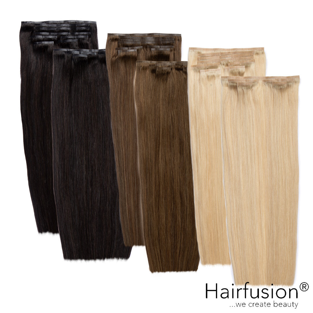 Clip-In Extensions XXL-Volumen SET Haarverlängerung - 184 g - 13 Teile - 50 cm
