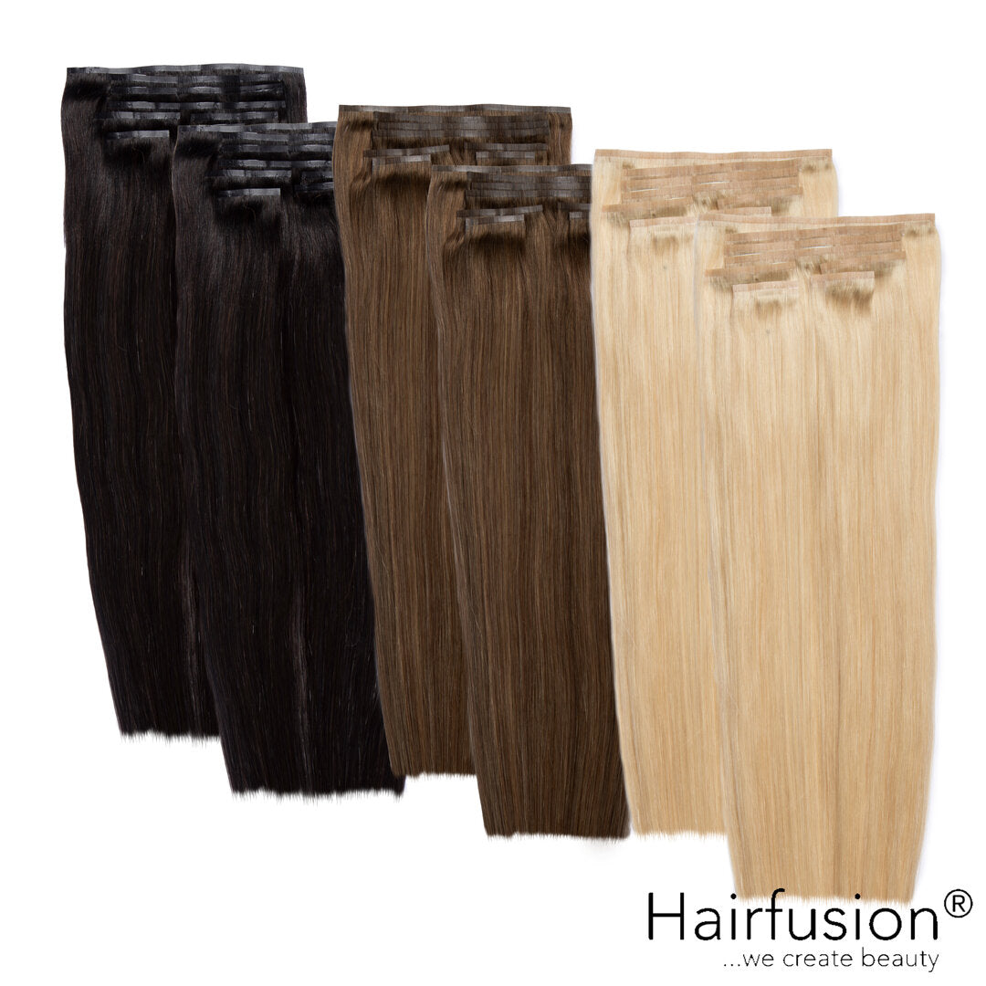 Clip-In Extensions XXXL-Volumen SET Haarverlängerung - 260 g - 16 Teile - 50 cm