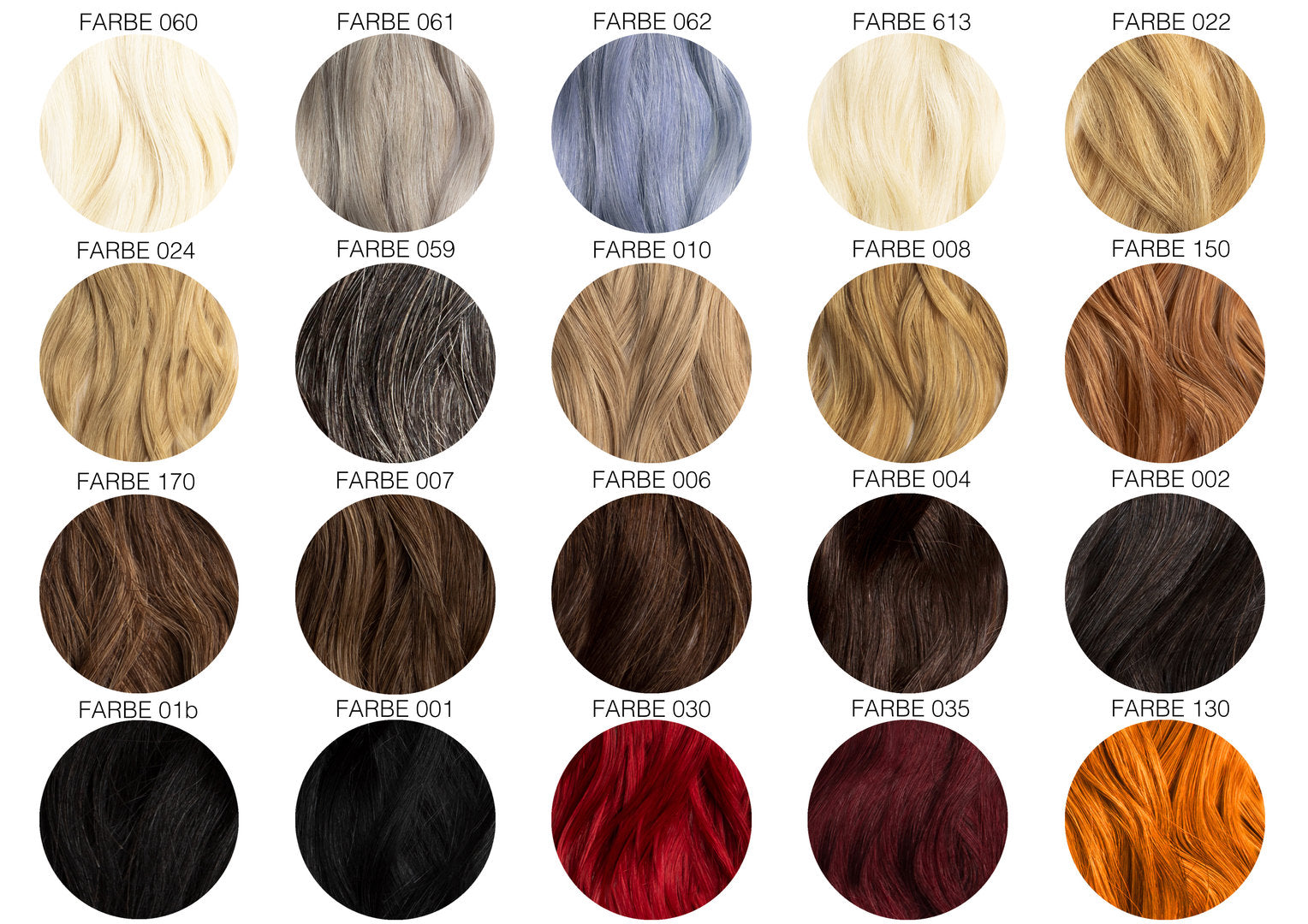 Haarverlängerung Microring Extensions - Stück 25 (Rundbonding) EINFARBIG Echthaar von HAIRFUSION