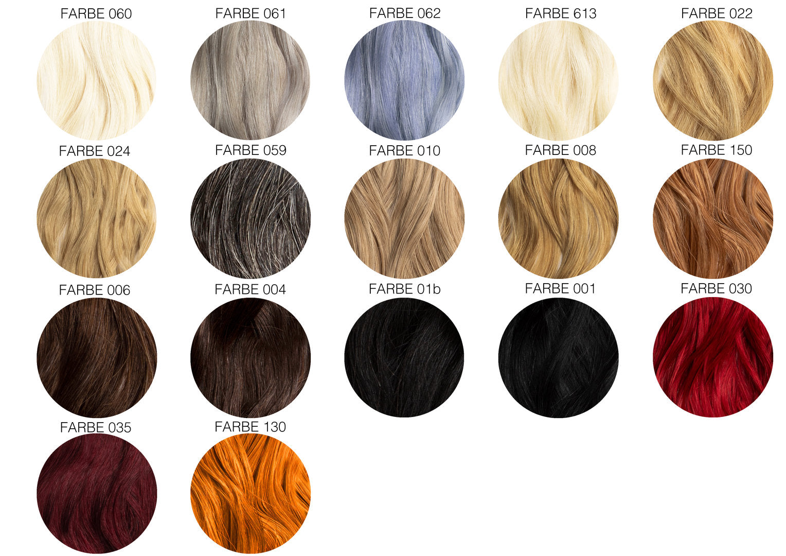 Extensions 50 gr. Tresse EINFARBIG Echthaar von HAIRFUSION