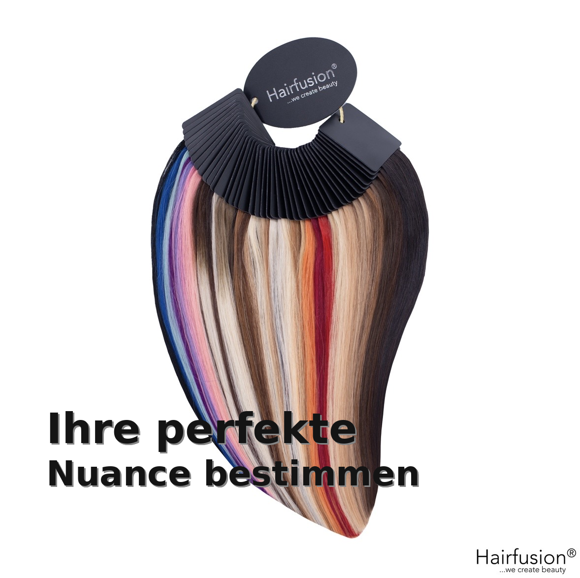 Farbring Echthaar Extensions zum AUSLEIHEN von HAIRFUSION