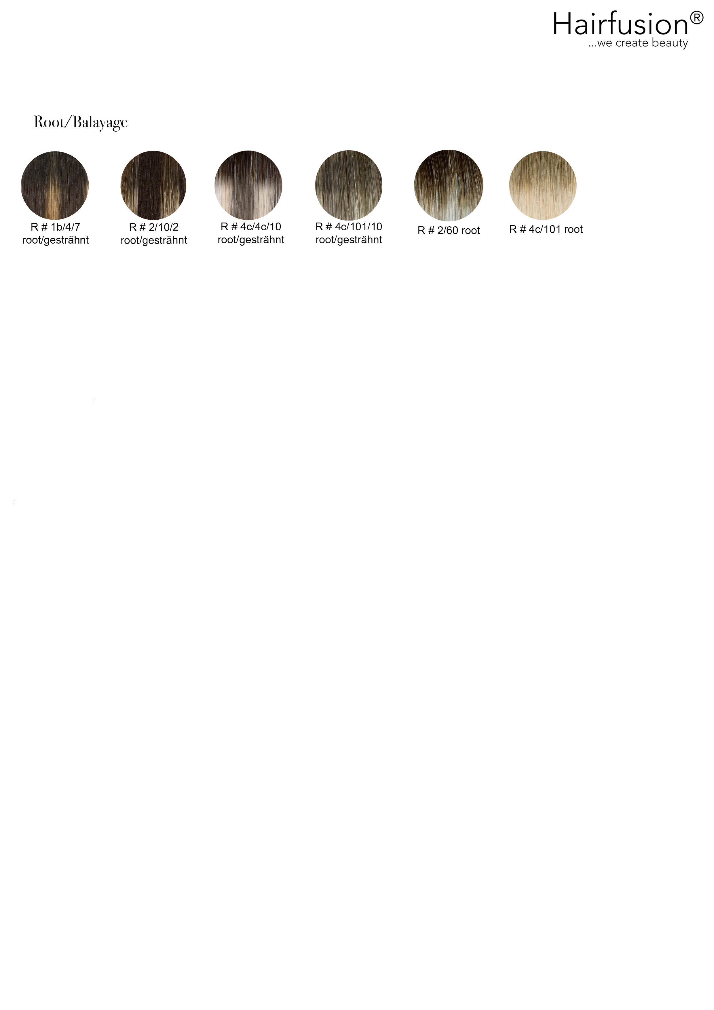 50 gr. INVISIBLE/GENIUS Tresse ROOT SHADOW/BALAYAGE Echthaar 40-70 cm