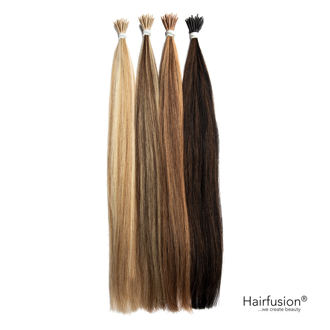 Microring Extensions - Stück 25 (Rundbonding) GESTRÄHNT Echthaar von HAIRFUSION