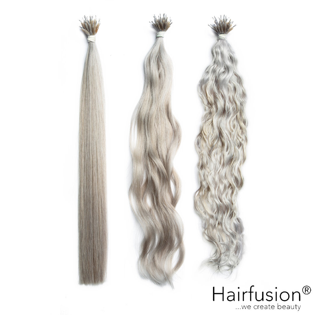 25 Stück HAIRFUSION Nanoring Extensions EINFARBIG