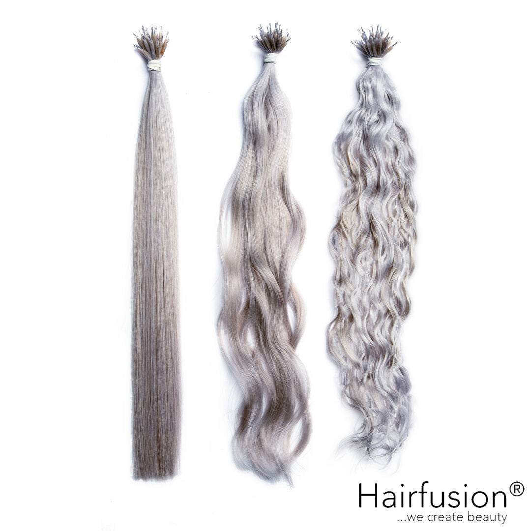 25 Stück HAIRFUSION Nanoring Extensions EINFARBIG