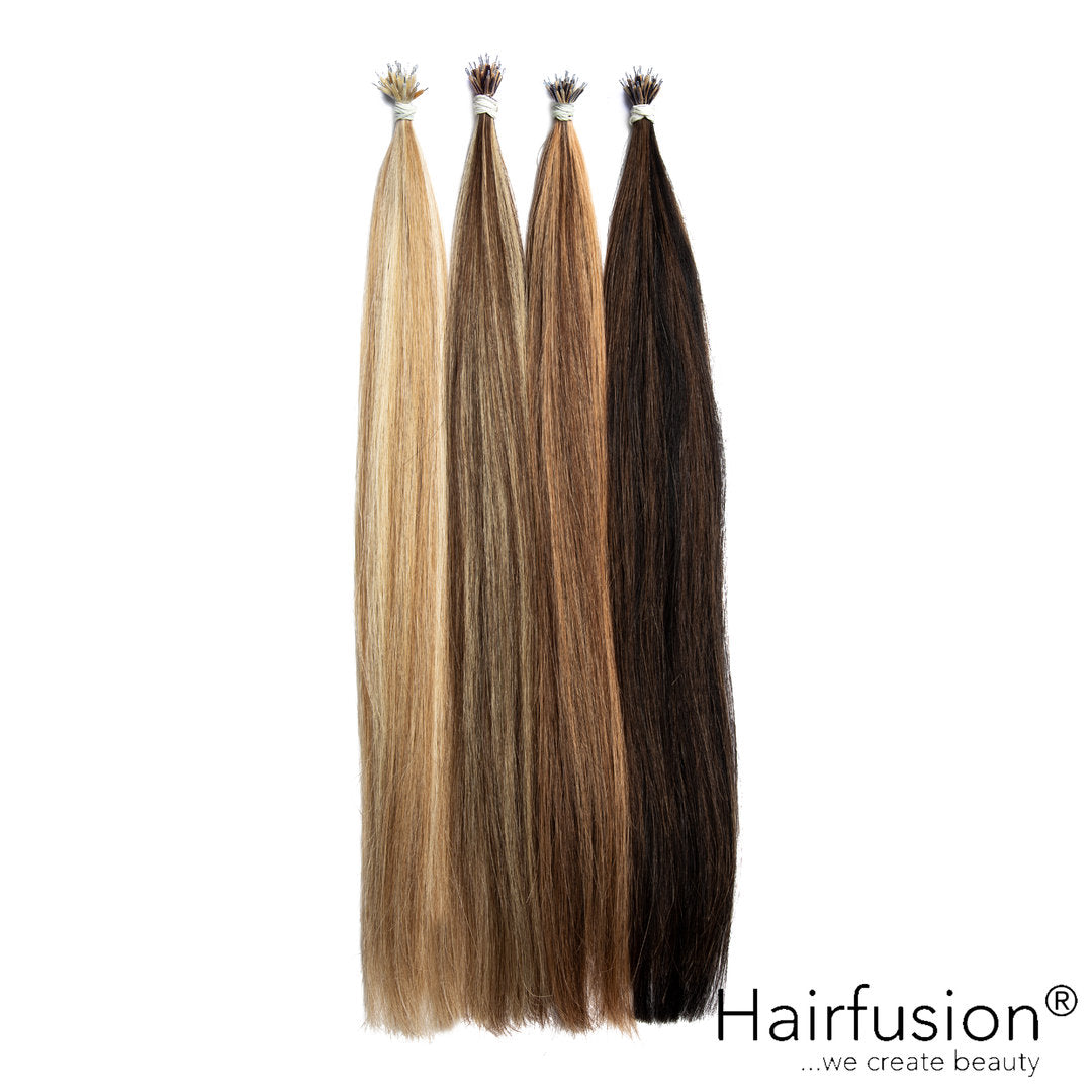 Nanoring Extensions - 25 Stück GESTRÄHNT von HAIRFUSION