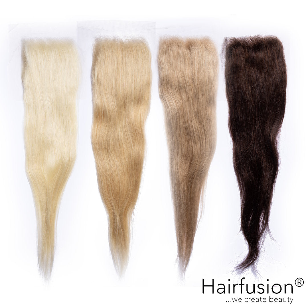 Topper/Closure Oberkopf Haarverdichtung von HAIRFUSION - Länge 45-50 cm Haarmenge 60 g