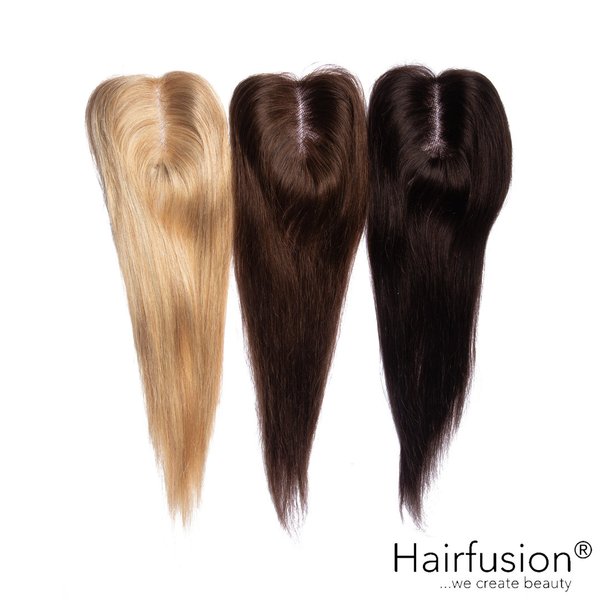 Oberkopf Haarteil - light - zum Einclippen - Länge 35 cm Haarmenge 25 g