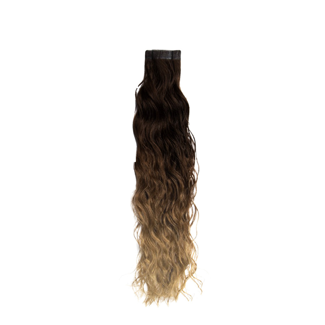 10 Stück HAIRFUSION Echthaar Tape Extensions OMBRÉ