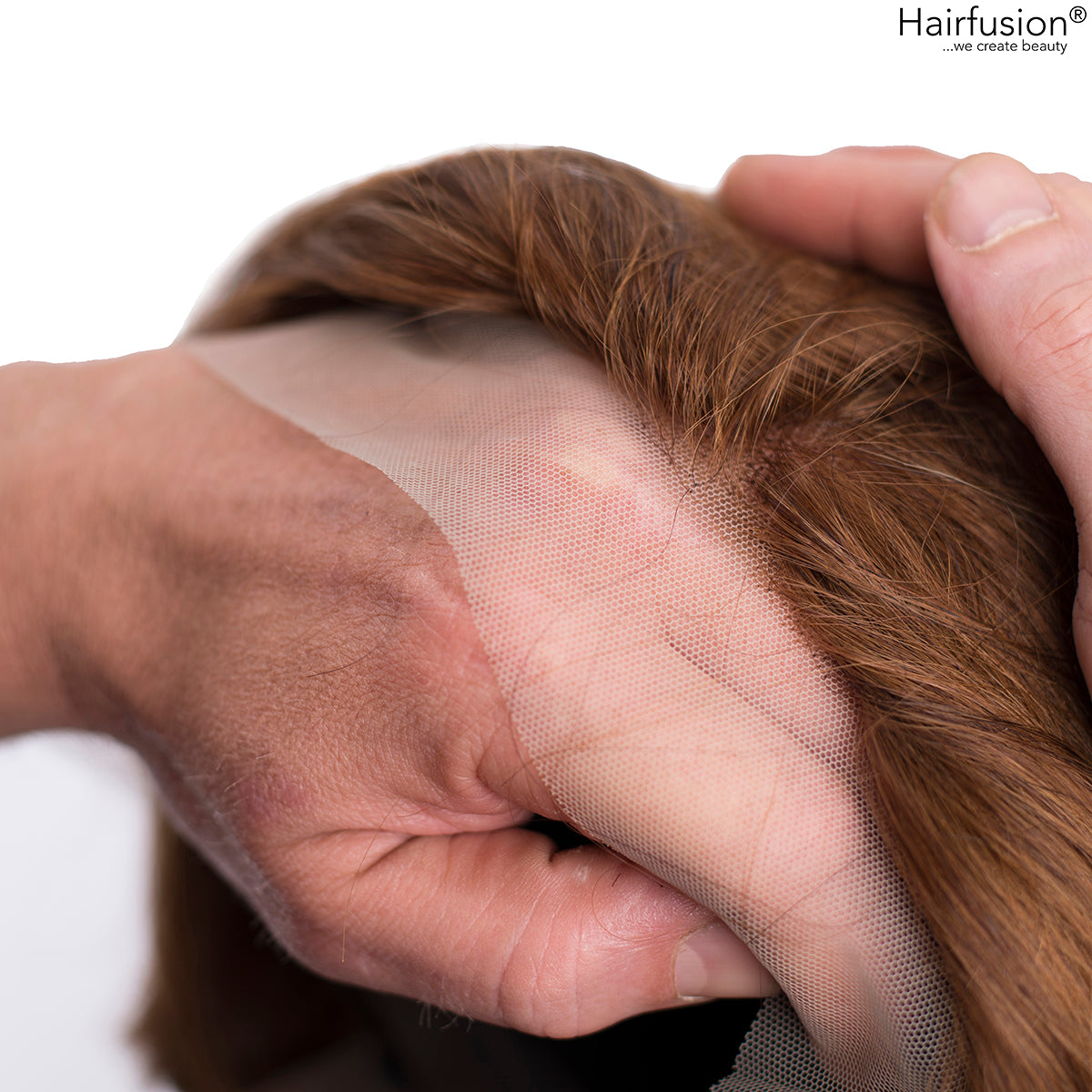 Echthaar Perücke - Chestnut Beauty - 20 cm - Lace Front