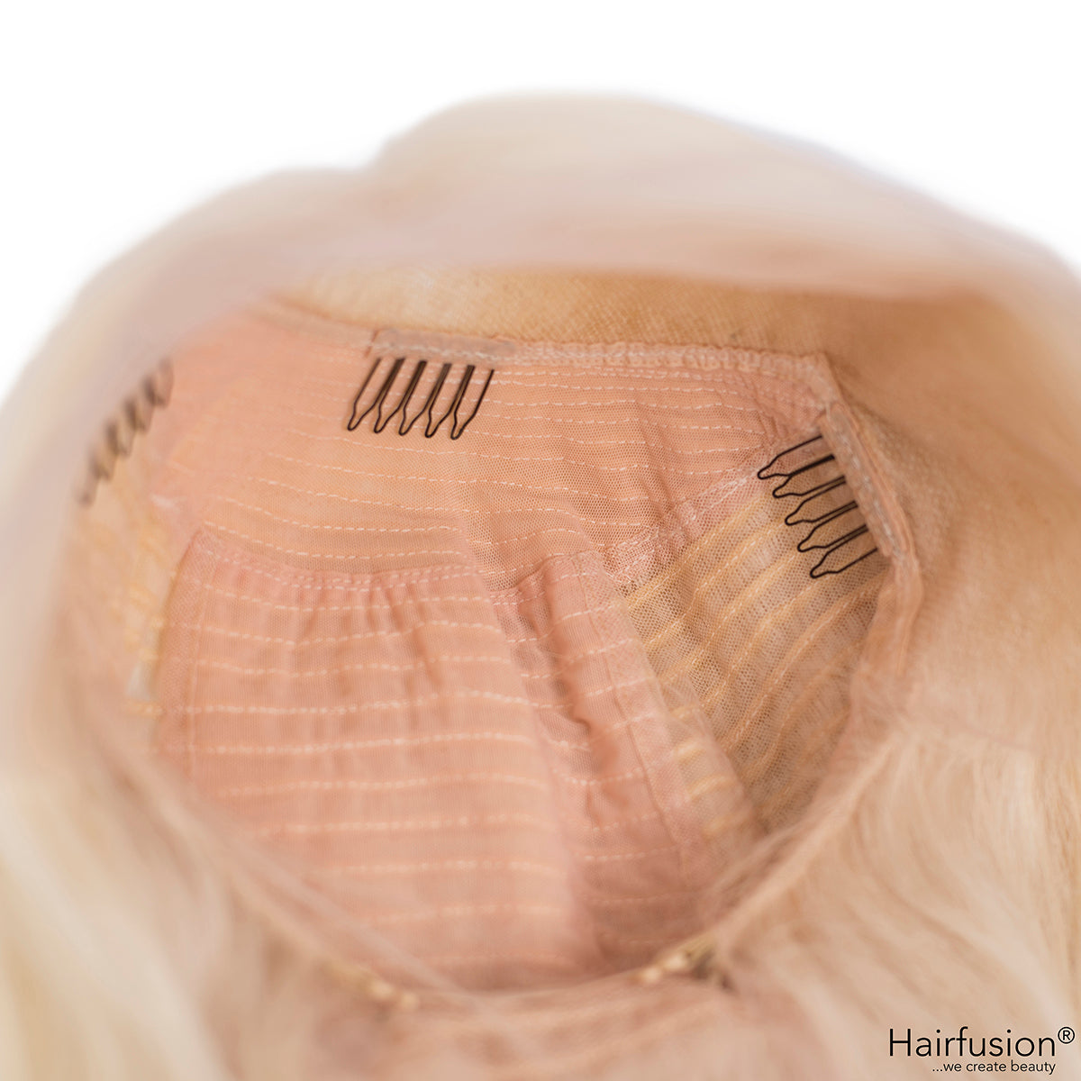 Echthaar Perücke platin blond - Snow Queen - 50-55 cm - Lace Front