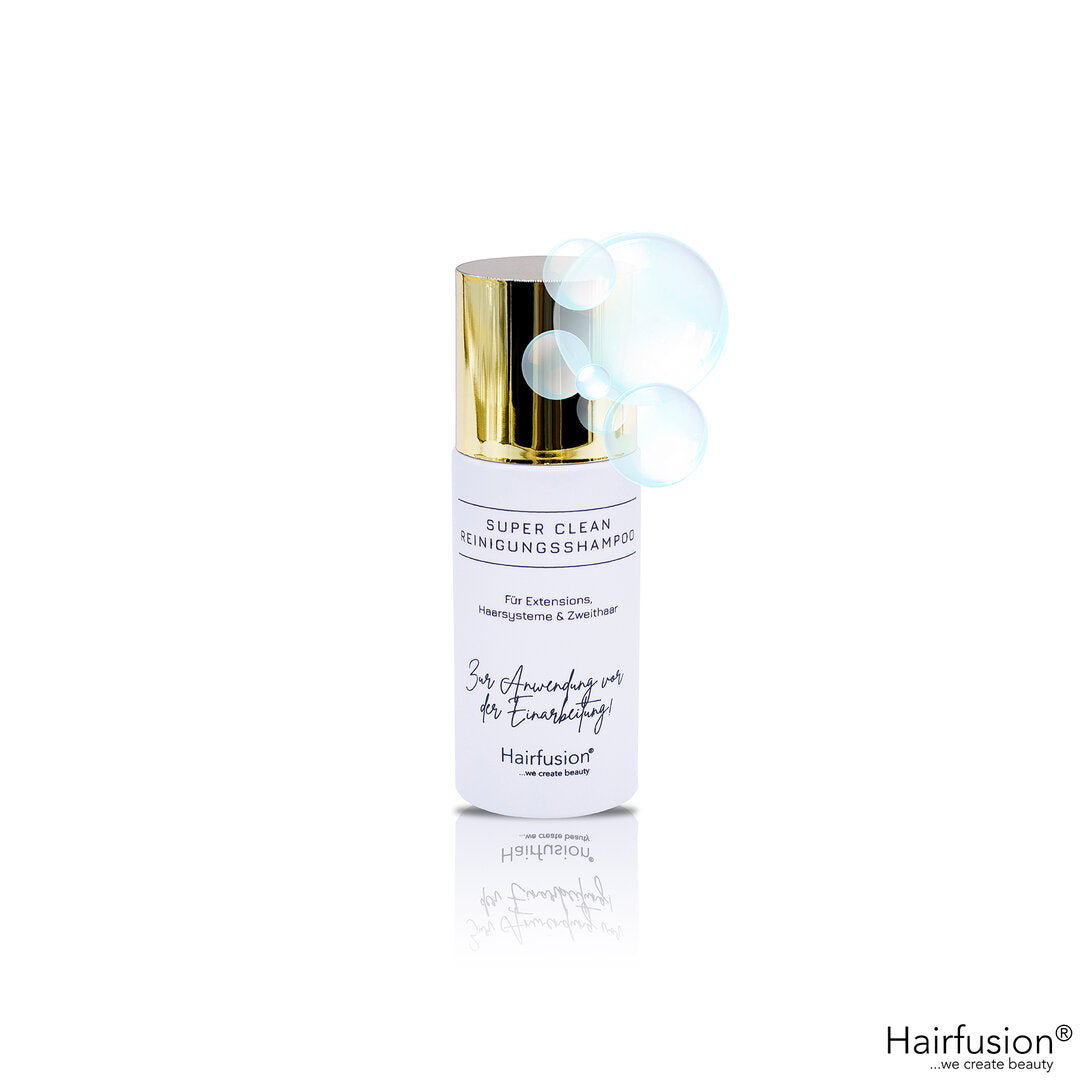 Tape Extensions Reinigungsshampoo zur Anwendung VOR der Einarbeitung von Tape Extensions