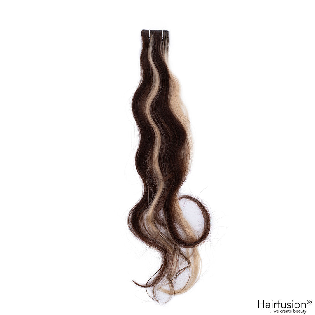Invisible Tape Extensions - 10 Stück ROOT SHADOW/BALAYAGE Echthaar 45-50 cm und 65-70 cm