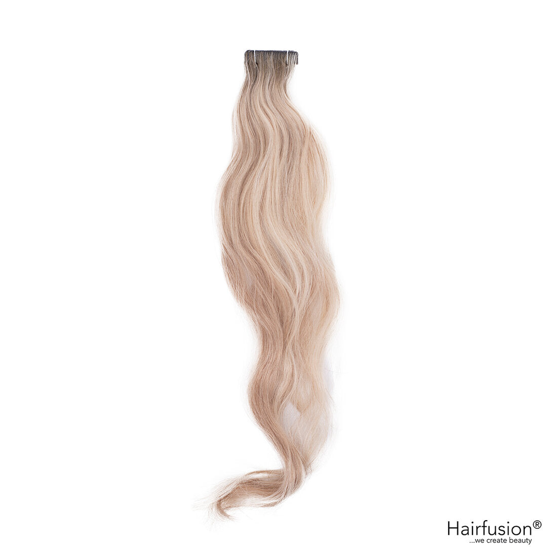 Invisible Tape Extensions - 10 Stück ROOT SHADOW/BALAYAGE Echthaar 45-50 cm und 65-70 cm