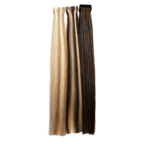 Tape Extensions - 10 Stück GESTRÄHNT Echthaar 45-50 cm und 65-70 cm