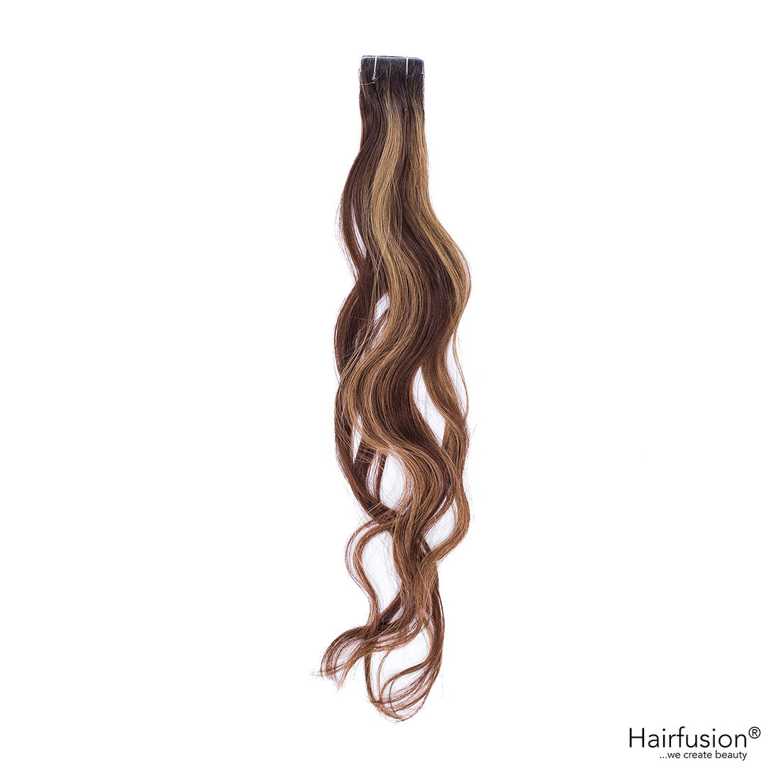 Invisible Tape Extensions - 10 Stück ROOT SHADOW/BALAYAGE Echthaar 45-50 cm und 65-70 cm