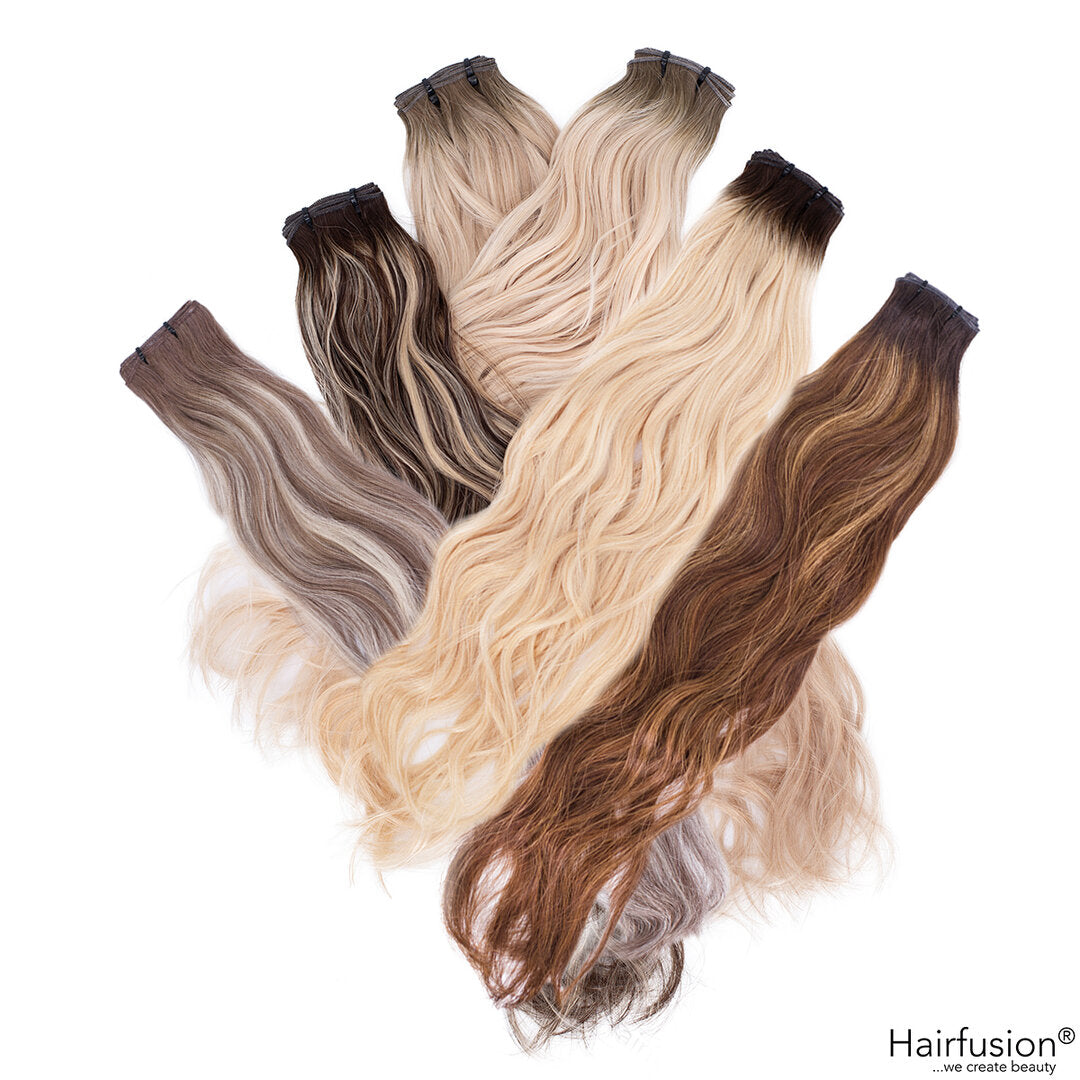 50 gr. INVISIBLE/GENIUS Tresse ROOT SHADOW/BALAYAGE Echthaar 40-70 cm