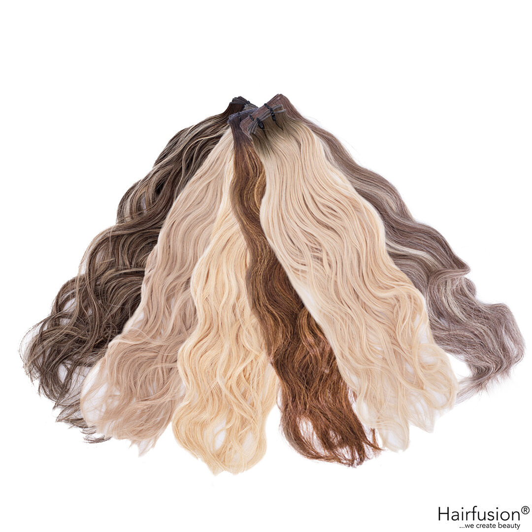 50 gr. INVISIBLE/GENIUS Tresse ROOT SHADOW/BALAYAGE Echthaar 40-70 cm