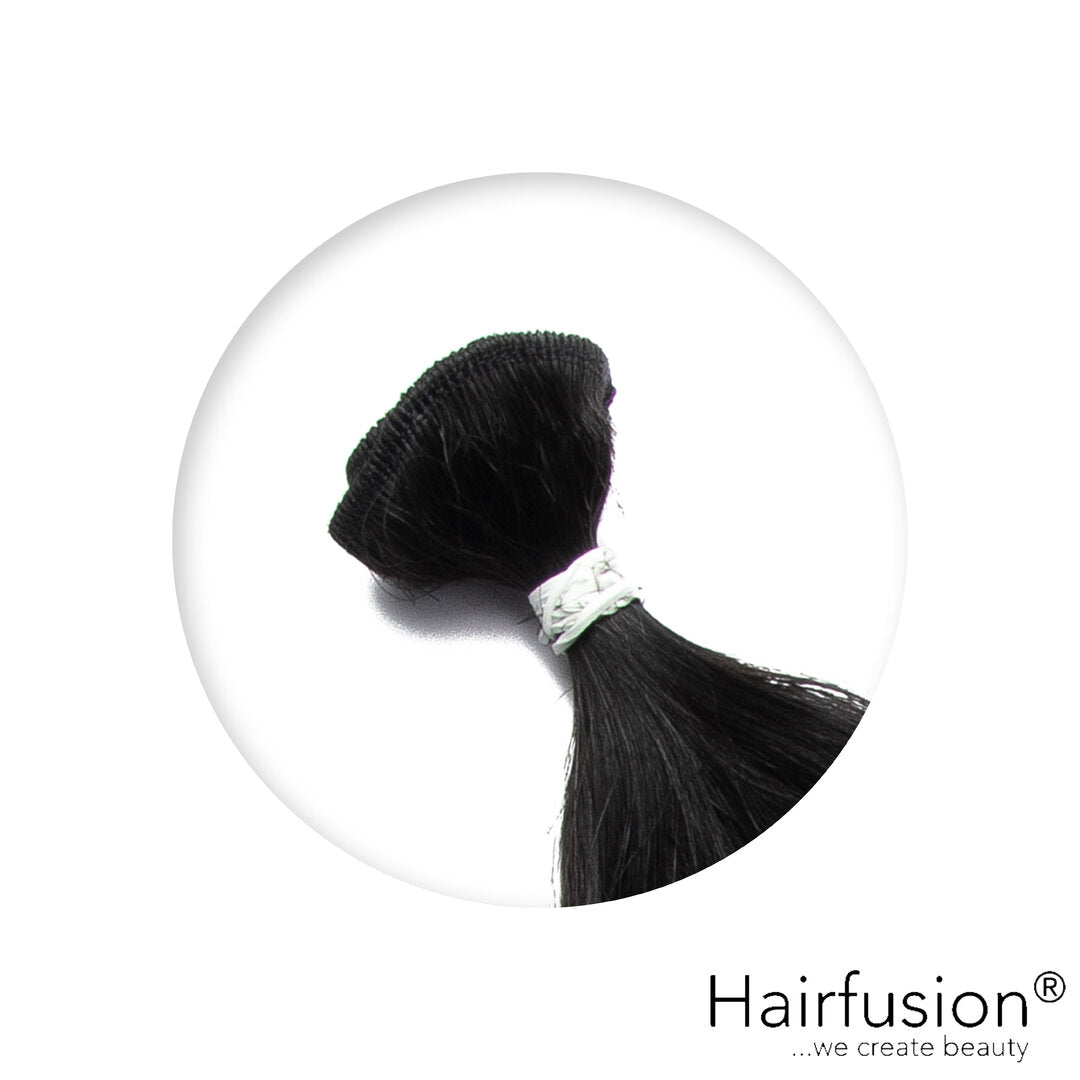 100 gr. Tresse XXL - EINFARBIG Echthaar 80-100 cm