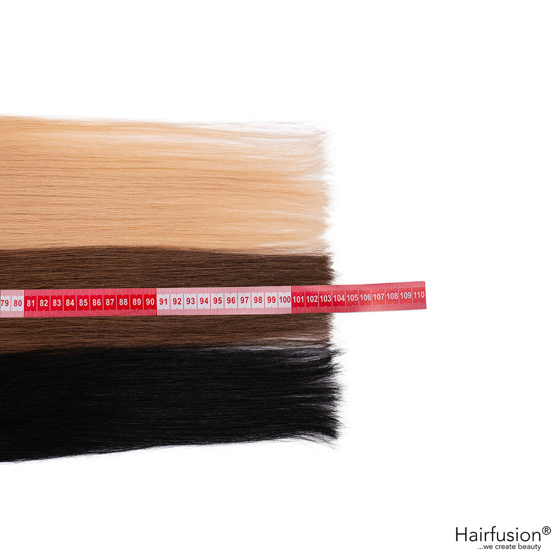 Tape Extensions XXL - 40 Stück EINFARBIG Echthaar 80-100 cm