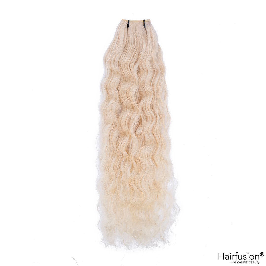 gelockte Tressenextensions - 50 gr. Echthaar 40-70 cm