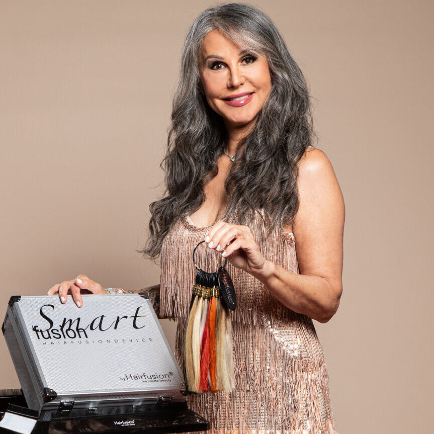 Farbring Echthaar Extensions von HAIRFUSION