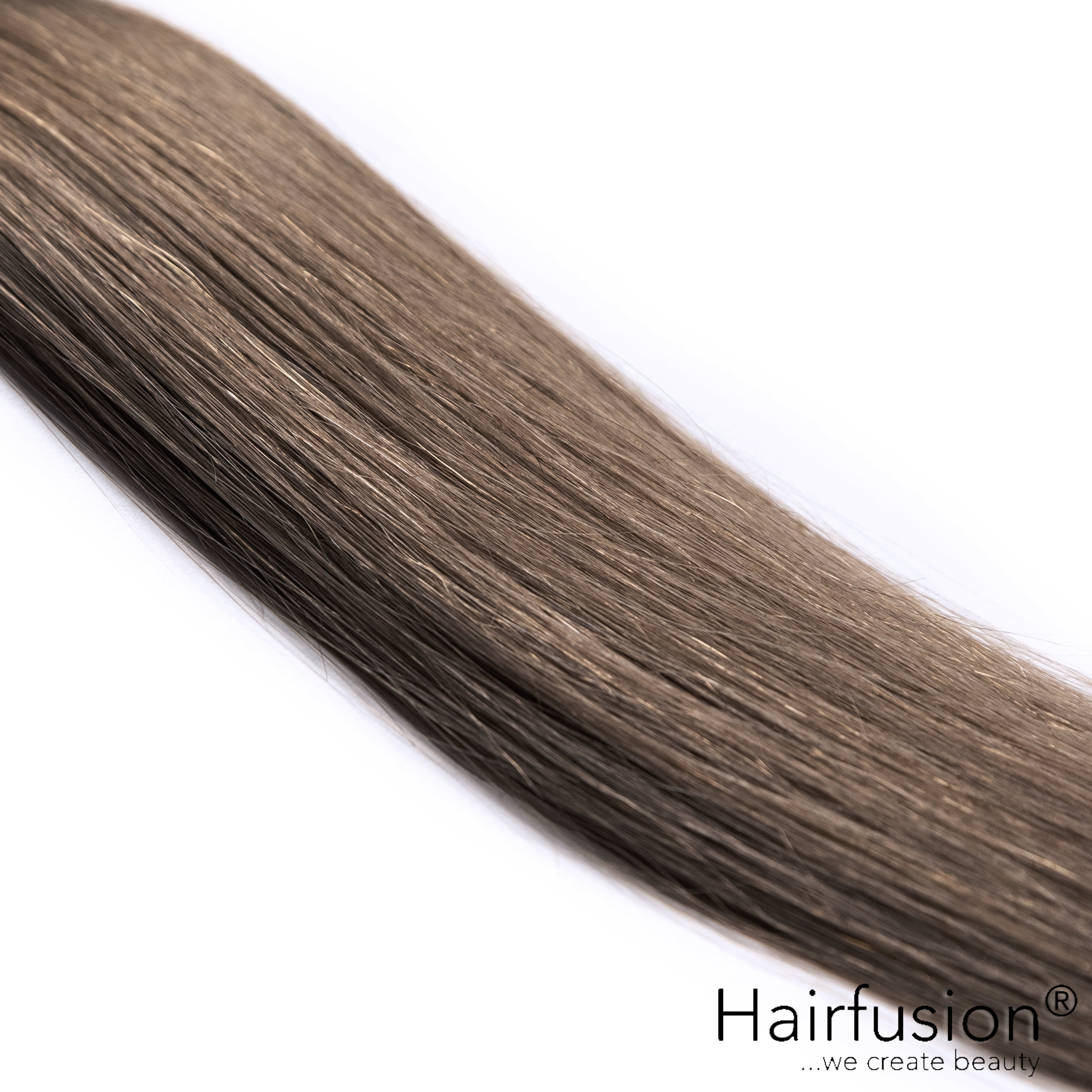 Bonding Extensions - 25 Stück (Flachbonding-Wärme-/Ultraschall) NATURAL ASHY Echthaar 30-70 cm