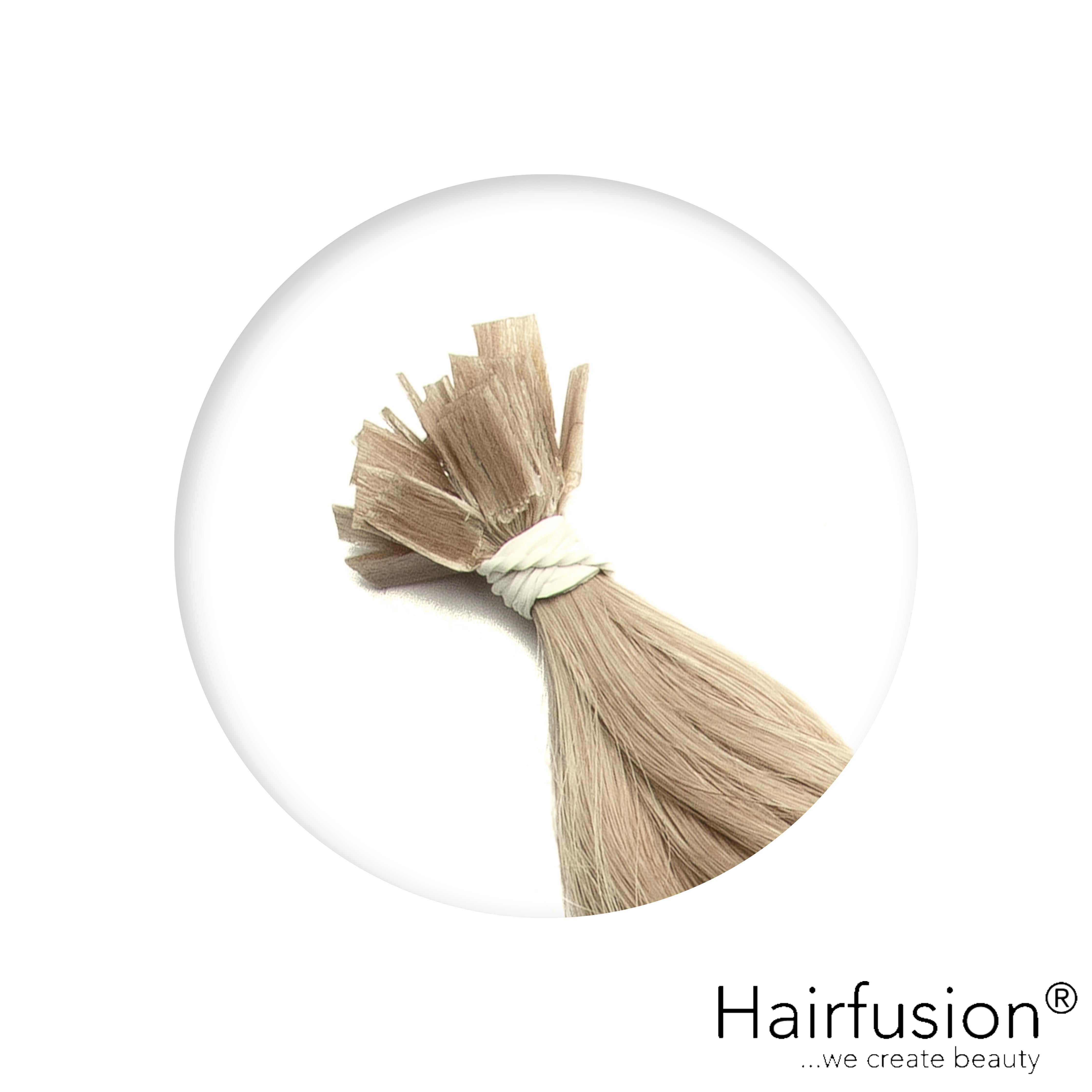 Bonding Extensions - 25 Stück (Flachbonding - Wärme-/Ultraschall) EINFARBIG Echthaar 30-70 cm