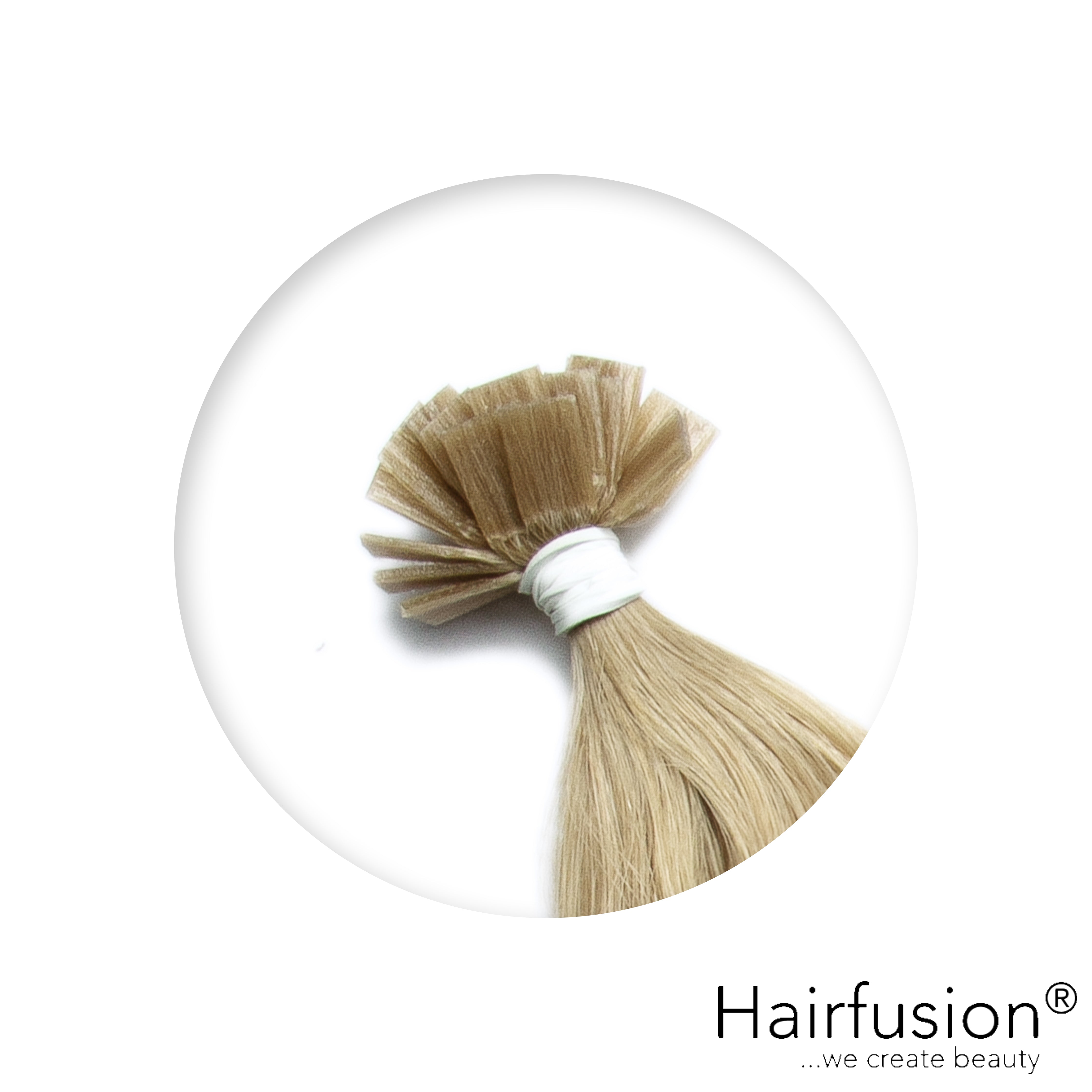 Bonding Extensions - 25 Stück (Flachbonding - Wärme-/Ultraschall) EINFARBIG Echthaar 30-70 cm