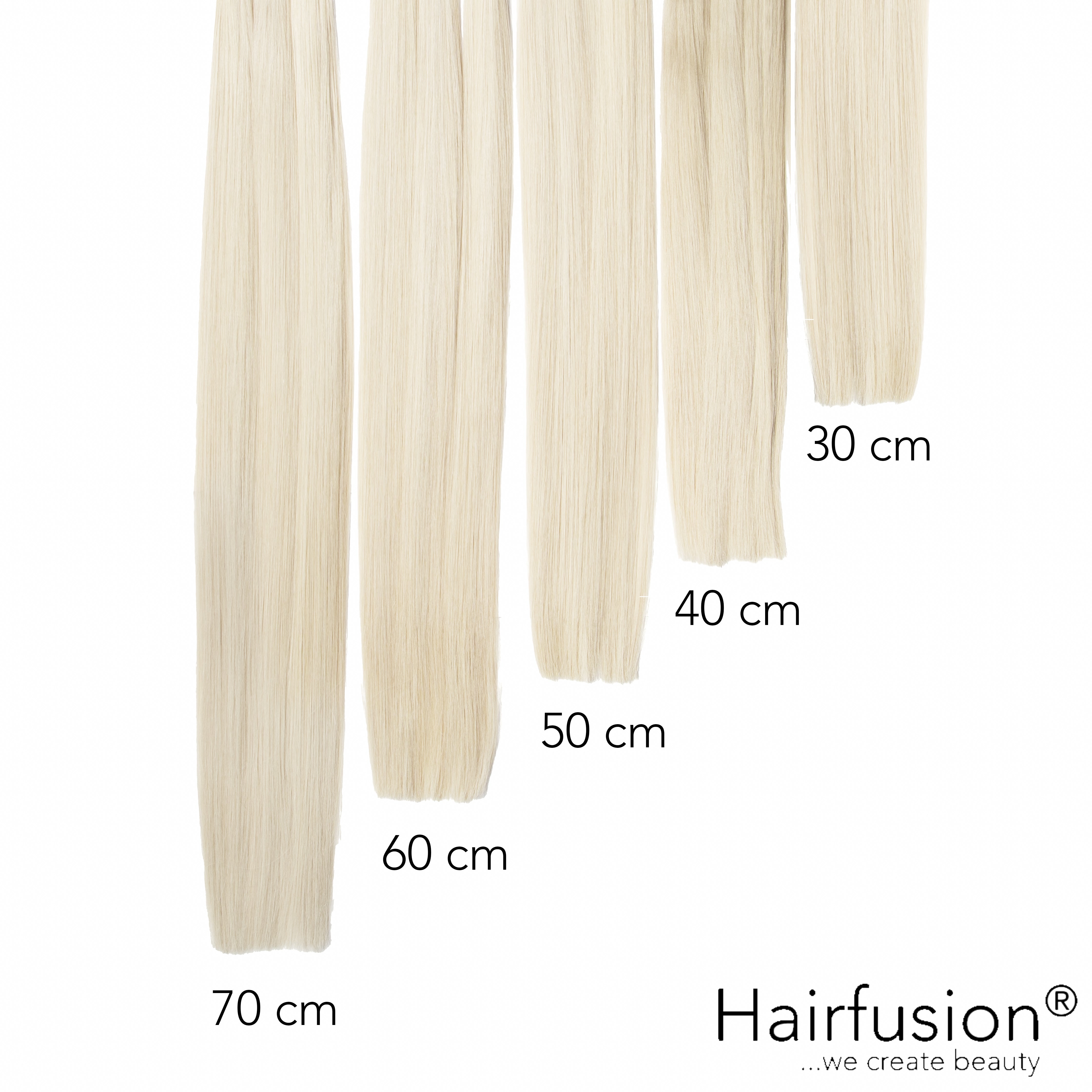 Bonding Extensions - 25 Stück (Flachbonding-Wärme-/Ultraschall) NATURAL ASHY Echthaar 30-70 cm