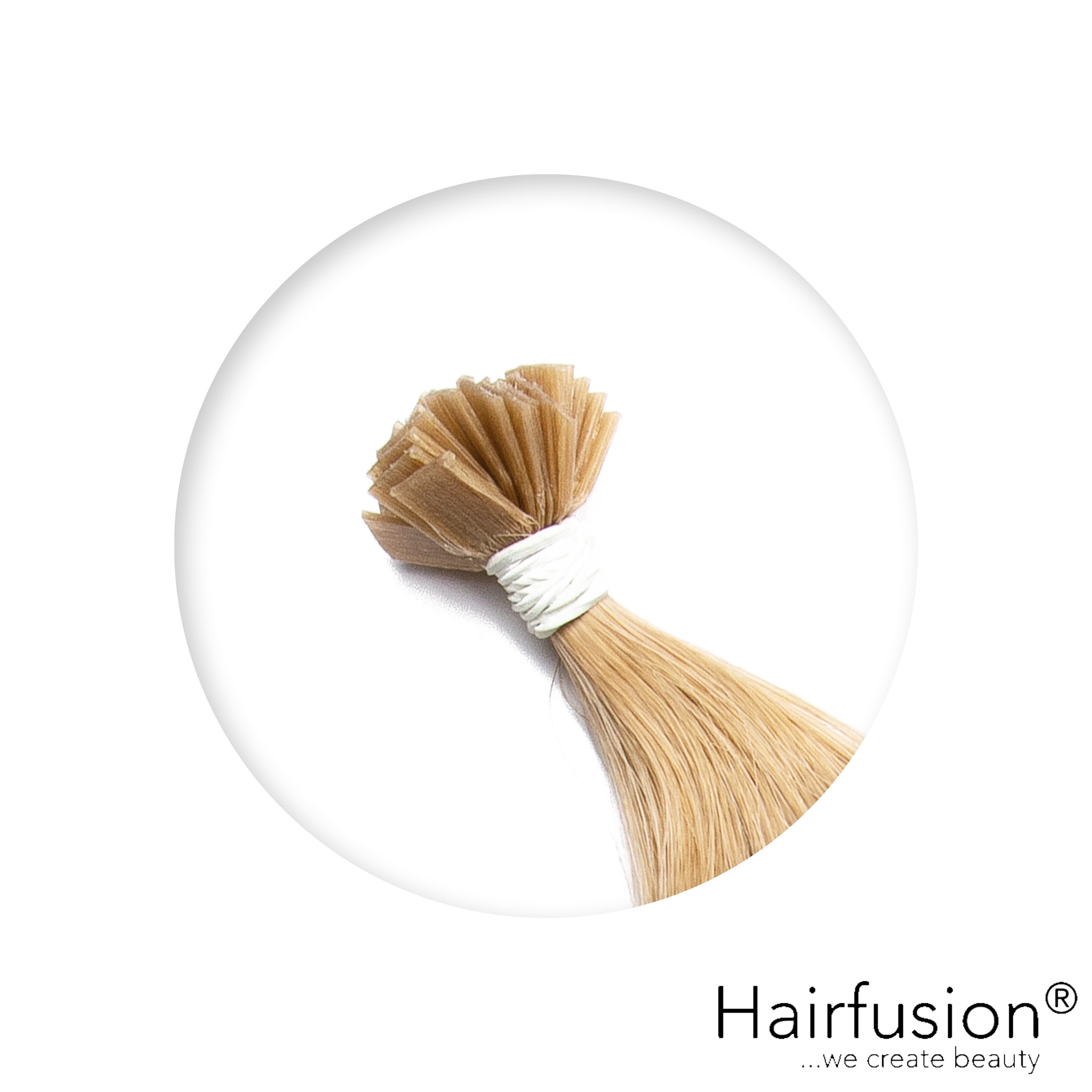 Bonding Extensions - 25 Stück (Flachbonding - Wärme-/Ultraschall) EINFARBIG Echthaar 30-70 cm