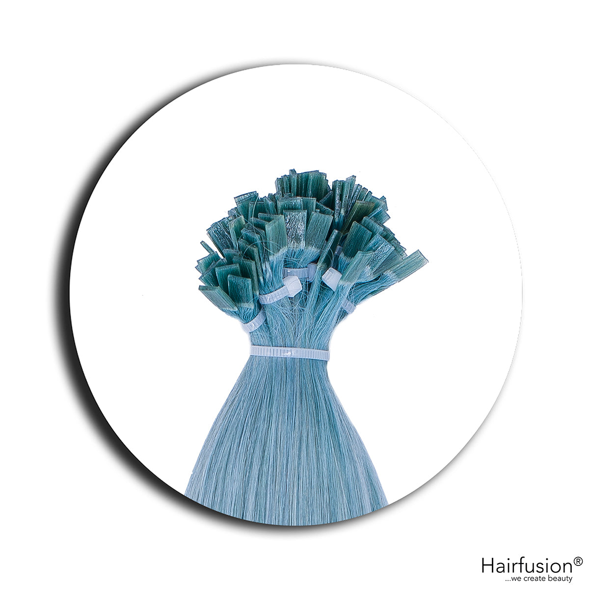 Bunte Bonding Extensions - 10 Stück (Flachbonding) Color Crush Collection Echthaar 50 cm