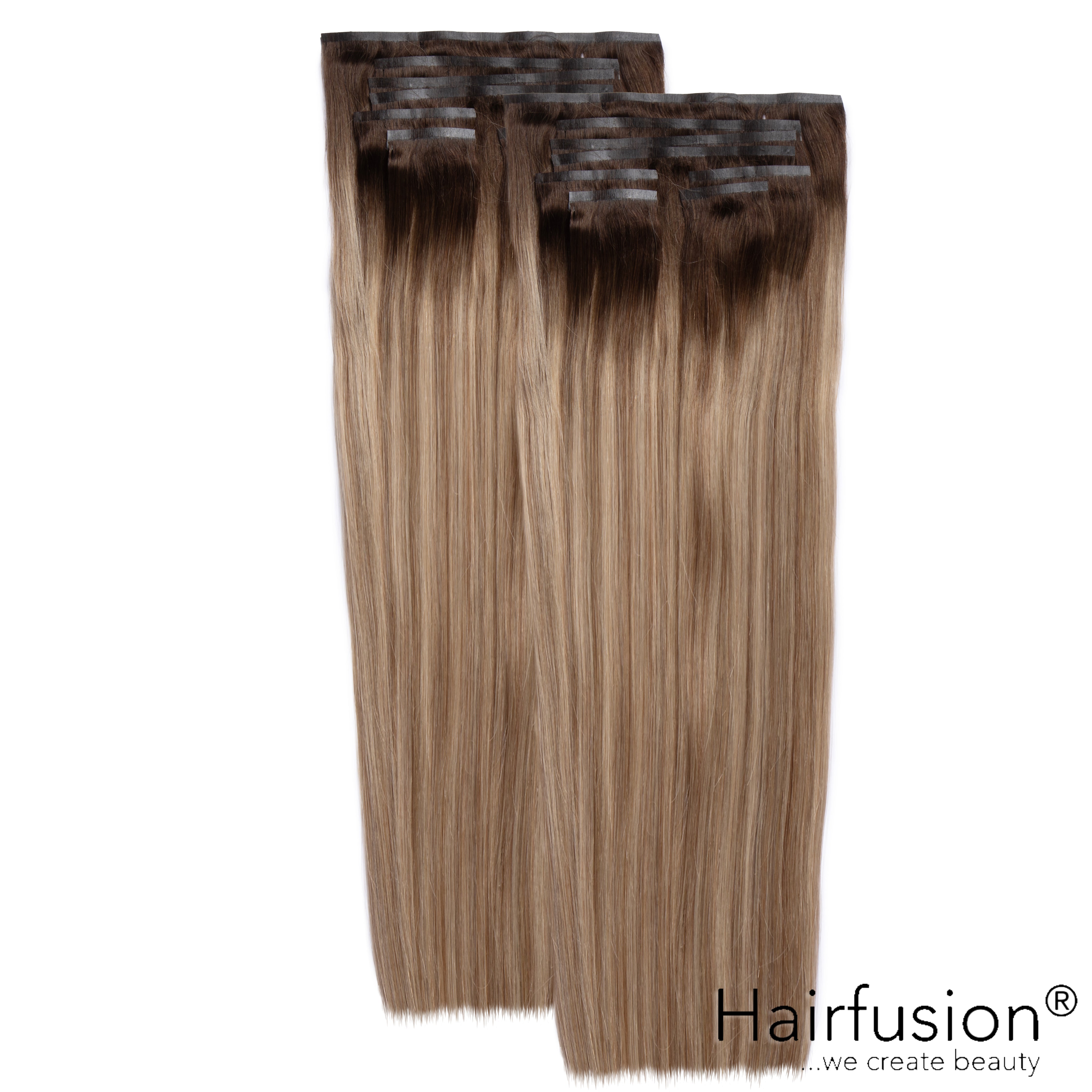 Clip-In Extensions XXXL-Volumen SET Haarverlängerung - 260 g - 16 Teile - 50 cm