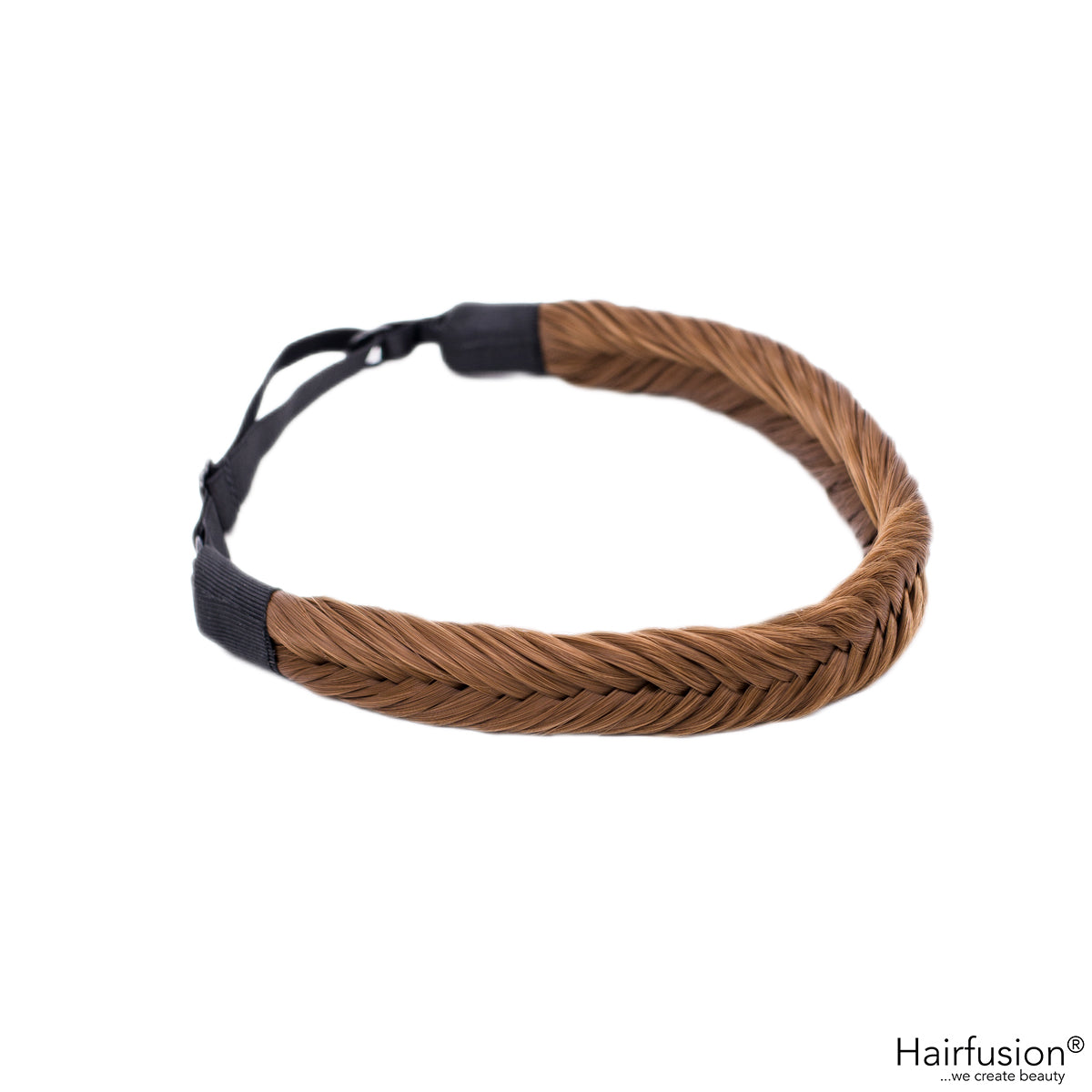 AA - Geflochtenes Haarband in Fischgrätenoptik - aus Hochwertigen Kunsthaar von HAIRFUSION