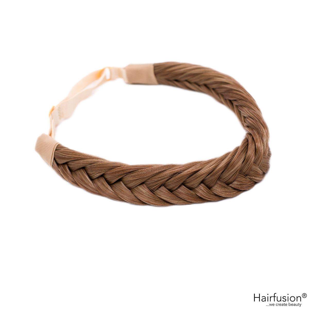 AA - Geflochtenes Haarband in Fischgrätenoptik - aus Hochwertigen Kunsthaar von HAIRFUSION