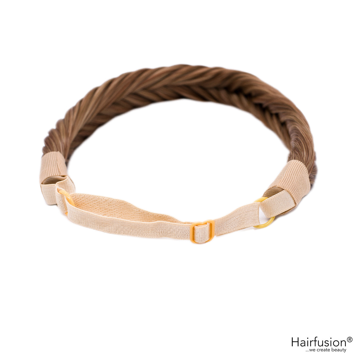 AA - Geflochtenes Haarband in Fischgrätenoptik - aus Hochwertigen Kunsthaar von HAIRFUSION